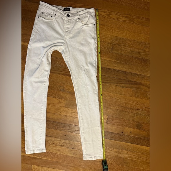 Well Known Studios The Dean Street Slim Fit Jeans White 32 - Picture 14 of 14